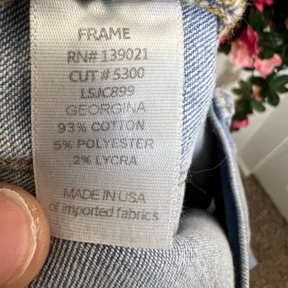 🌹 FRAME NWT Le Skinny De Jeanne Crop in Georgina Jeans Women’s 30 Casual - Picture 10 of 13